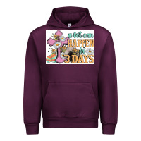 Mauve Wine a lot can happen in 3 days Urban Hoodie - MaliasSmallBusiness