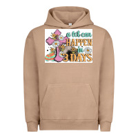 Pigment Burro a lot can happen in 3 days Urban Hoodie - MaliasSmallBusiness