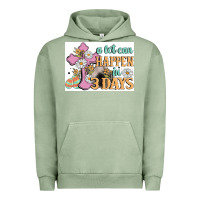 Pigment Oil Green a lot can happen in 3 days Urban Hoodie - MaliasSmallBusiness