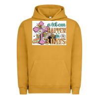 Pigment Peanut Butter a lot can happen in 3 days Urban Hoodie - MaliasSmallBusiness