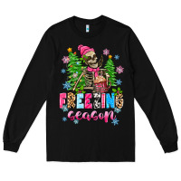 Black freezing season skeleton Long Sleeve Tee - Zillion Design Studio
