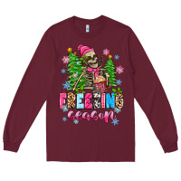 Burgundy freezing season skeleton Long Sleeve Tee - Zillion Design Studio