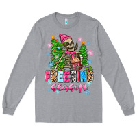 Heather Grey freezing season skeleton Long Sleeve Tee - Zillion Design Studio