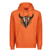 Carrot American Bull Skull Premium Hoodie - Jasminsmagicworld