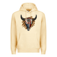 Pina Colada American Bull Skull Premium Hoodie - Jasminsmagicworld