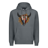 Rock American Bull Skull Premium Hoodie - Jasminsmagicworld