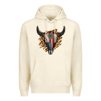 Sandshell American Bull Skull Premium Hoodie - Jasminsmagicworld