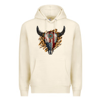 Tofu American Bull Skull Premium Hoodie - Jasminsmagicworld
