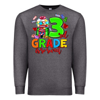 Charcoal Heather 3 rd grade is so sweet Premium Sweatshirt - AdoDesignShop