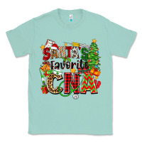 Seafoam santa's favorite cna Classic Tee - Zillion Design Studio