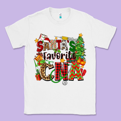 Classic Tee santa's favorite cna