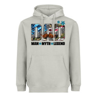 Moon Dust dad man myth legend Heavyweight Hoodie - HRA Design Shop
