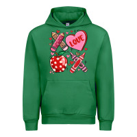 Emerald valentine xoxo teacher Urban Hoodie - MaliasSmallBusiness