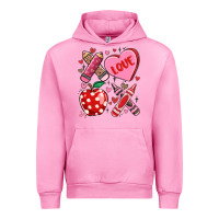 Fuchsia Pink valentine xoxo teacher Urban Hoodie - MaliasSmallBusiness