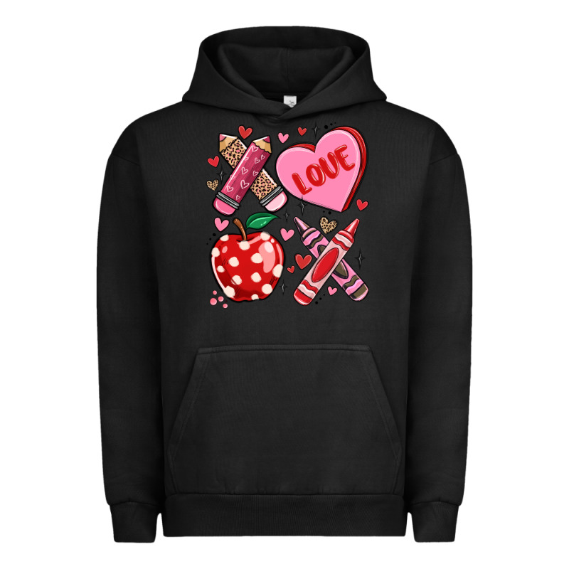 Valentine Xoxo Teacher Urban Hoodie by MaliasSmallBusiness | Teevron