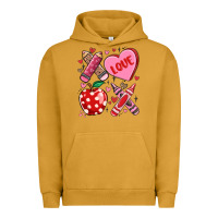 Pigment Peanut Butter valentine xoxo teacher Urban Hoodie - MaliasSmallBusiness