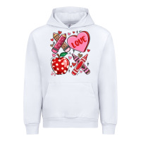 White valentine xoxo teacher Urban Hoodie - MaliasSmallBusiness