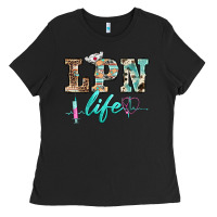 Black western nurse lpn  life Ladies Tee - BarkalooDesign