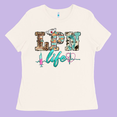 Western Nurse Lpn  Life Ladies Tee Designed By Barkaloodesign