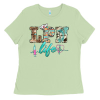 Matcha western nurse lpn  life Ladies Tee - BarkalooDesign