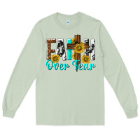 Matcha faith over fear Long Sleeve Tee - texasbilliewilder