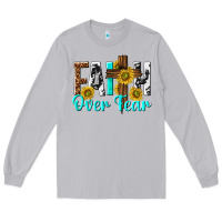 Moon Dust faith over fear Long Sleeve Tee - texasbilliewilder