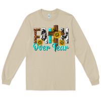 Mushroom faith over fear Long Sleeve Tee - texasbilliewilder
