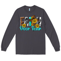 Smoke faith over fear Long Sleeve Tee - texasbilliewilder