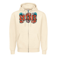 Sandshell mini American football Zipper Hoodie - Zillion Design Studio