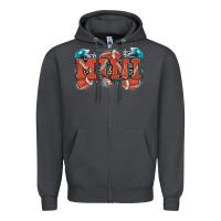 Smoke mini American football Zipper Hoodie - Zillion Design Studio