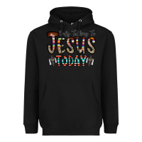 Black only talking jesus today Heavyweight Hoodie - CowhideDigitalArt