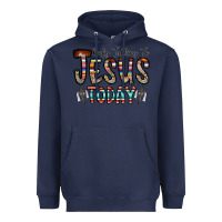 Navy only talking jesus today Heavyweight Hoodie - CowhideDigitalArt