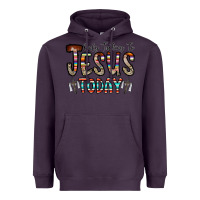 Plum only talking jesus today Heavyweight Hoodie - CowhideDigitalArt