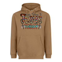Toasted Coconut only talking jesus today Heavyweight Hoodie - CowhideDigitalArt