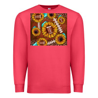 Cardinal football leopard sunflower Premium Sweatshirt - JahusDesignShop