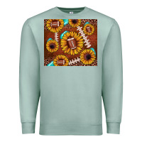 Seafoam football leopard sunflower Premium Sweatshirt - JahusDesignShop