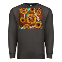 Smoke football leopard sunflower Premium Sweatshirt - JahusDesignShop