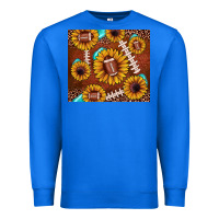 True Royal football leopard sunflower Premium Sweatshirt - JahusDesignShop