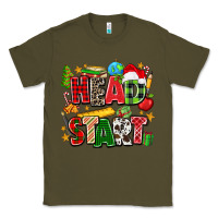 Army Green head start christmas Classic Tee - Zillion Design Studio