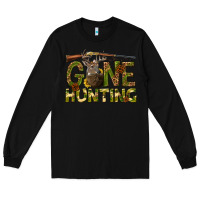 Black gone hunting western Long Sleeve Tee - texasbilliewilder