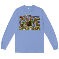 Colony Blue gone hunting western Long Sleeve Tee - texasbilliewilder