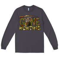 Smoke gone hunting western Long Sleeve Tee - texasbilliewilder