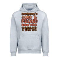 Heather Grey somebodys loud and proud basketball mama Urban Hoodie - MaliasSmallBusiness