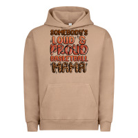 Pigment Burro somebodys loud and proud basketball mama Urban Hoodie - MaliasSmallBusiness