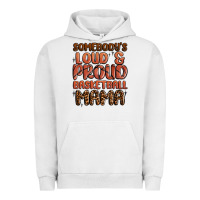 Pigment Lunar Rock somebodys loud and proud basketball mama Urban Hoodie - MaliasSmallBusiness