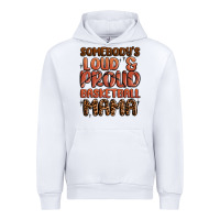 White somebodys loud and proud basketball mama Urban Hoodie - MaliasSmallBusiness
