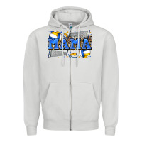 Mama Volleyball Zipper Hoodie | Teevron