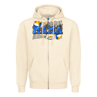 Sandshell mama volleyball Zipper Hoodie - Zillion Design Studio
