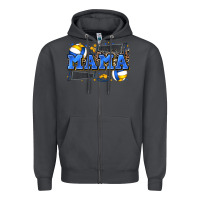 Smoke mama volleyball Zipper Hoodie - Zillion Design Studio
