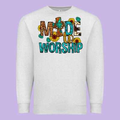 Made To Worship Premium Sweatshirt Designed By Artiststas